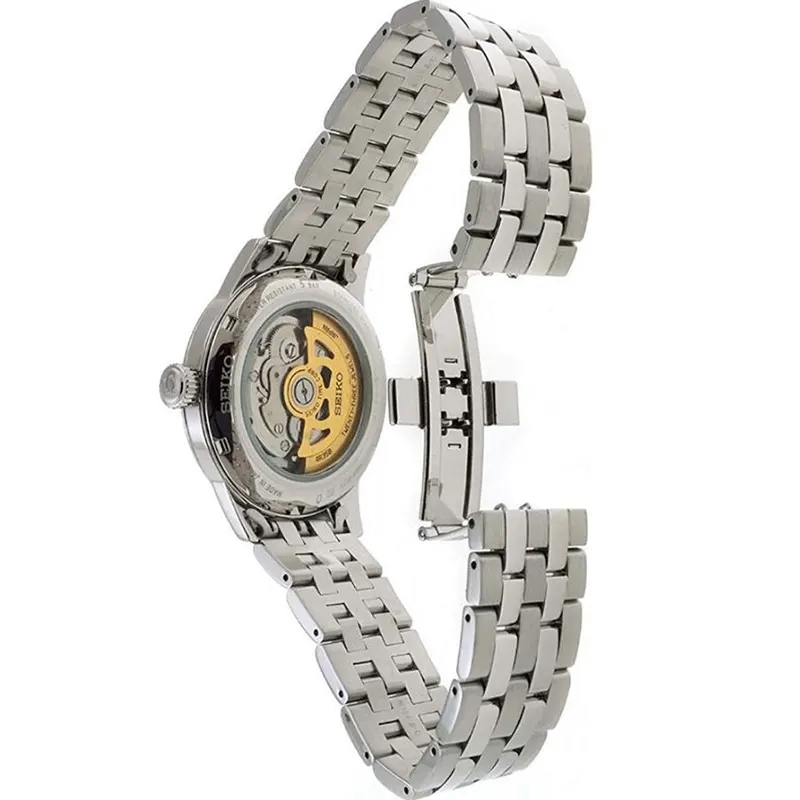 Seiko Presage Cocktail Time Silver Dial Men's Watch- SRPG23J1